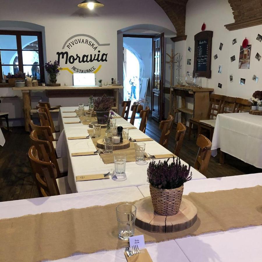 Penzion Pivovarska Restaurace Moravia Otel Brno Dış mekan fotoğraf