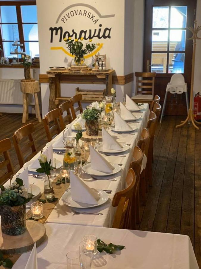 Penzion Pivovarska Restaurace Moravia Otel Brno Dış mekan fotoğraf